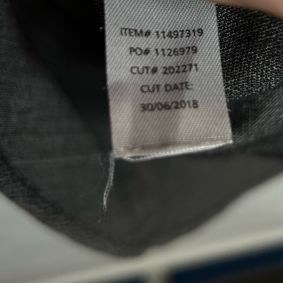 Torrid Womens Gray/Black Chevron Ponte Peplum Tank Size 2X Side Zip RN 148862 - Picture 10 of 10